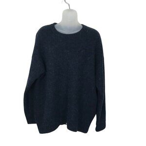 Aritzia The Group Babaton Navy Blue Crew Neck Sweater Size L